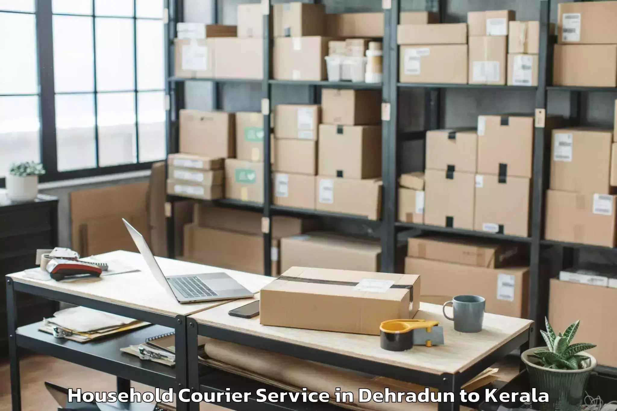 Reliable Dehradun to Aroor Household Courier